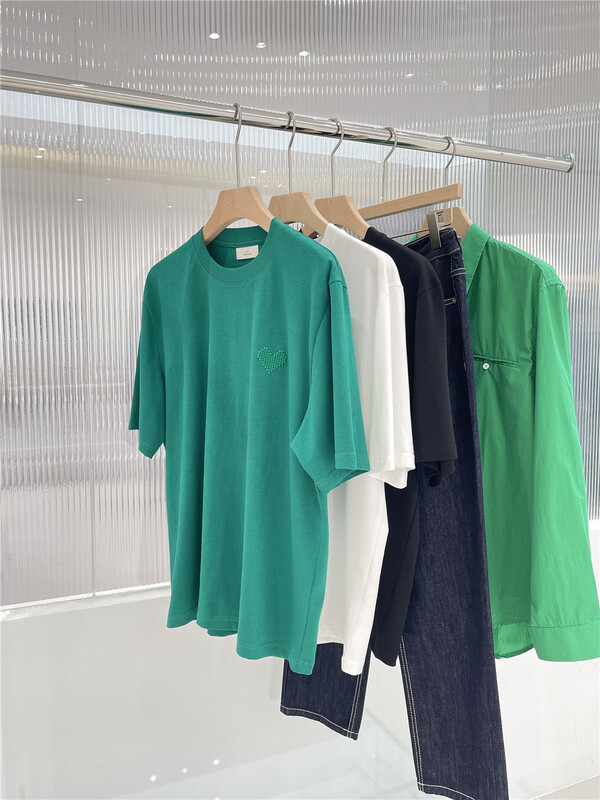 [x.t] round neck loose and versatile short sleeve T-shirt t1379# ZZL