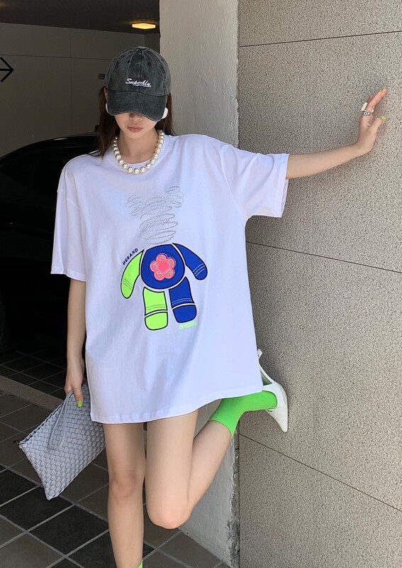 New in early summer! [our] Korean fashion versatile short sleeve T-shirt 8868# LSW