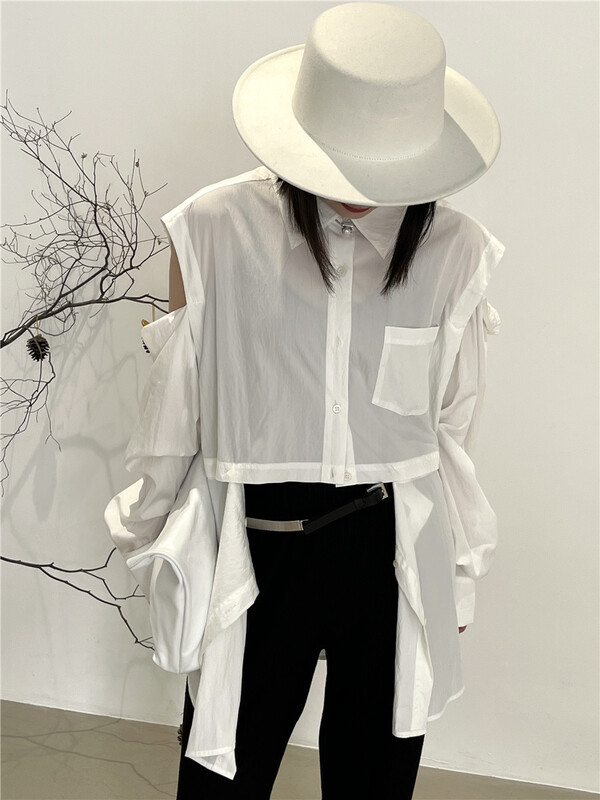 [WP / Yinuo] Street trend loose design long sleeve shirt d725# CSX