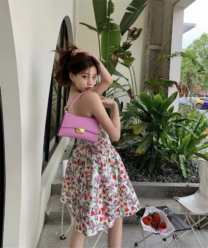 [spy] soft and sweet floral dress (with floral collar) 9642# JJ