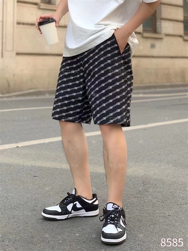 New in early summer! [standing for a long time hot] lettered printing versatile casual shorts 8585# ZZL