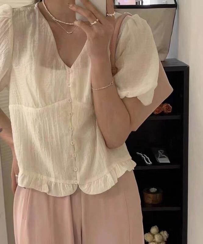 [I-D] gentle basic versatile shirt ys6018# ll