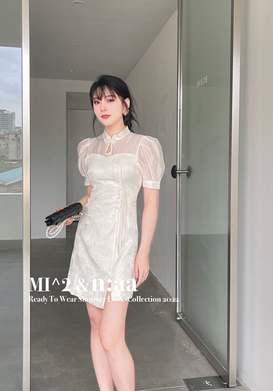 New in early summer! [mi2] fashion temperament simple dress a3275# JJ