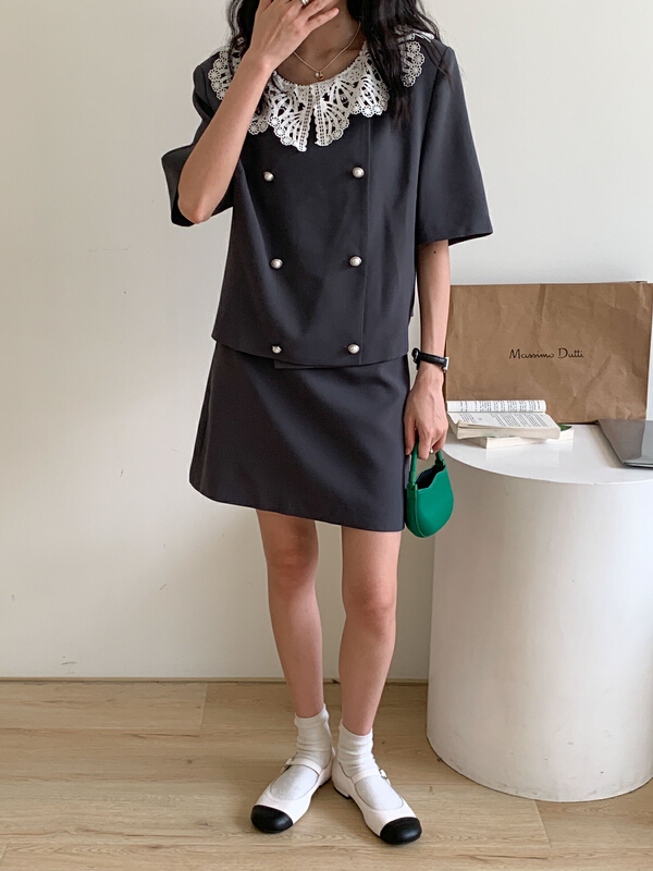New in early summer! [Tn] slim fashion skirt q5209# cqw