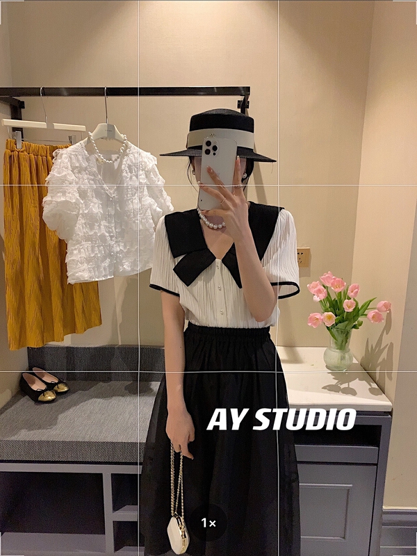 [ay studio] lady design gentle wind blouse 66850# zxx
