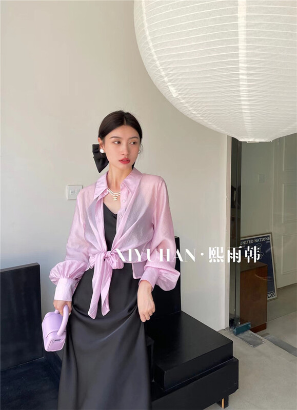 New in early summer! [xiyuhan] Korean version simple and versatile sunscreen shirt y8636# zxx