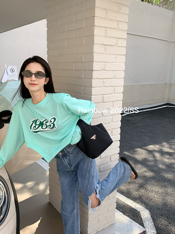 [Meet Rainbow] Korean style versatile sunscreen shirt 08105# LSL