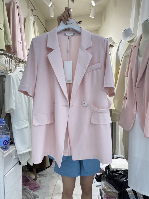 New in early summer! [the front] Korean style short sleeve jacket 2030# Cl