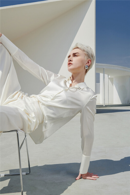[kunswear] single breasted fashion shirt 89153# XYJ