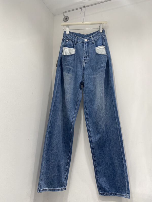 [Dido] straight versatile loose jeans 7127# LSW