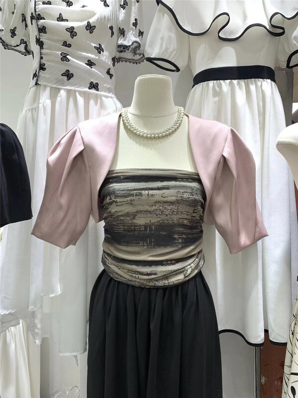 [u.me] Vintage bubble sleeve jacket 18880# hjy