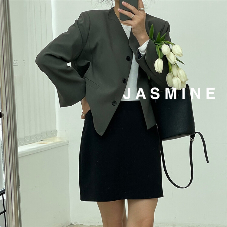 [Jasmine] Korean style high-grade breasted short suit 3763# CLS