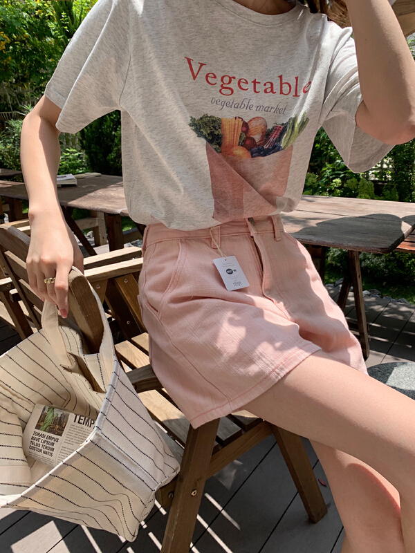New in early summer! [meet me] Korean loose and versatile denim shorts 61211# ll