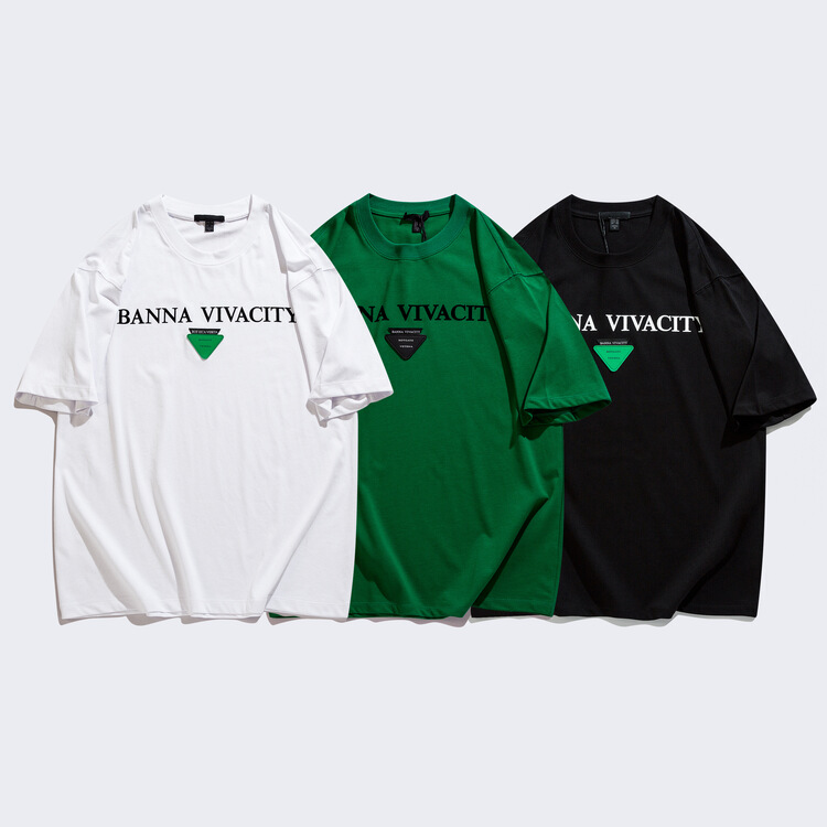New year in early spring! [Banna harbor] round neck letter printed short sleeve T-shirt t23220# ZZL