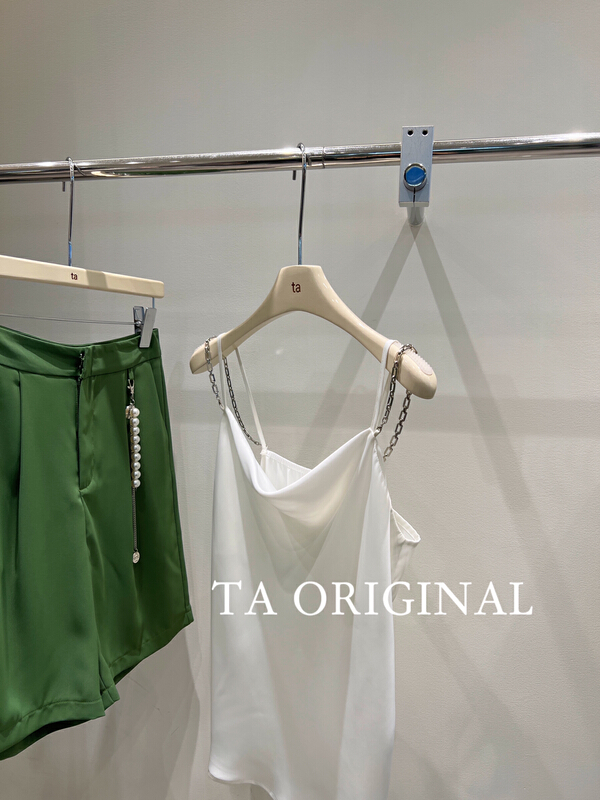 [TA] chain double belt comfort vest / sling a10761# ll