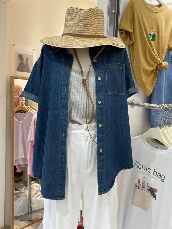 [malt] single breasted fashion versatile shirt 034# XYJ