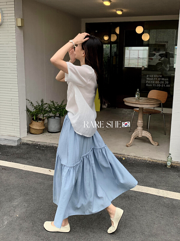 [rare she] Korean style loose and gentle skirt 5213# LSW