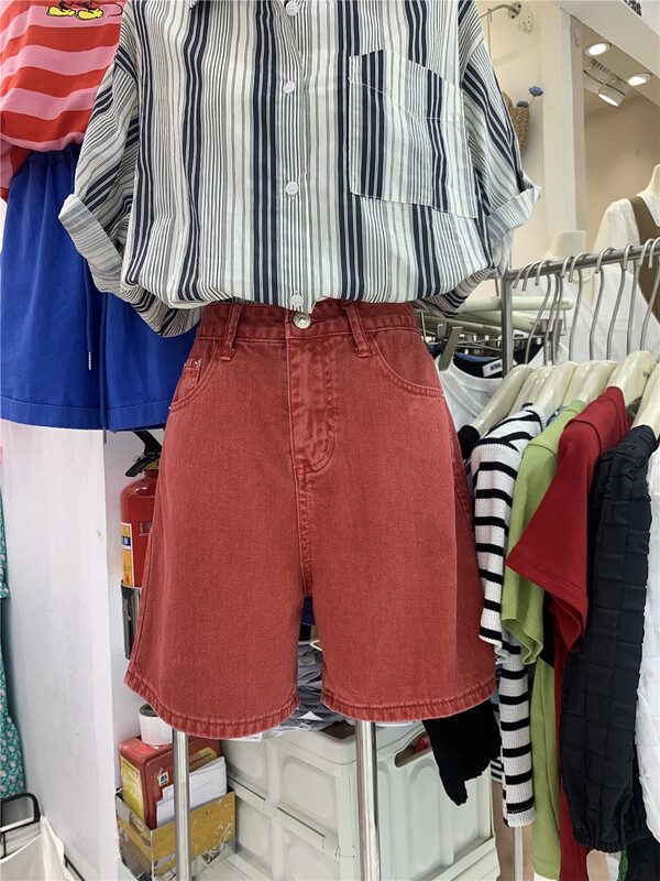 [Chen] Korean versatile casual denim shorts ys1-6753# cqw
