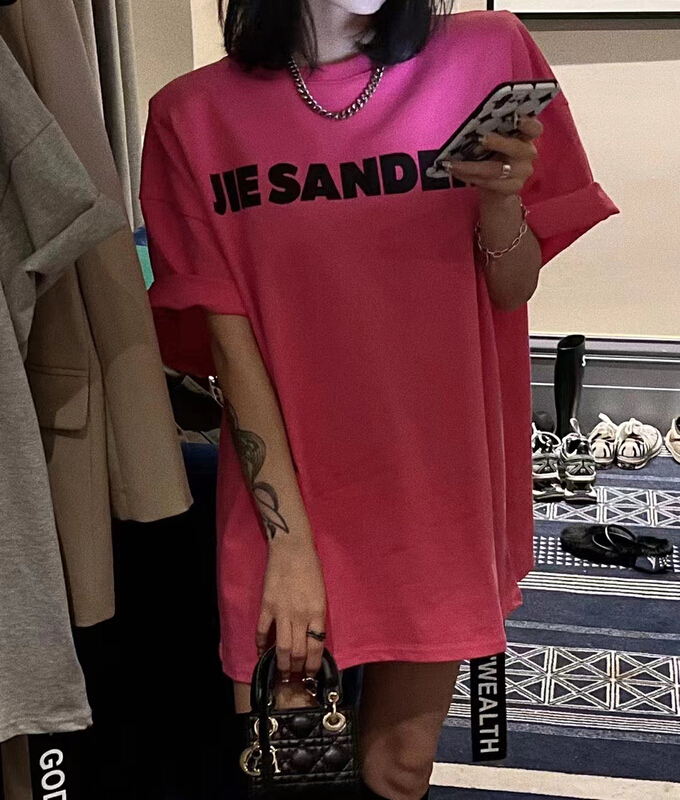 [MI] tide brand letter large short sleeve T-shirt 8682# PCZ