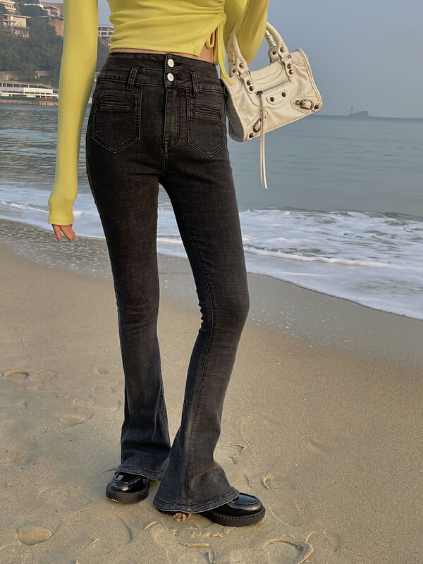 New year in early spring! [VT] high waist design, characteristic slim jeans 8679# ozq