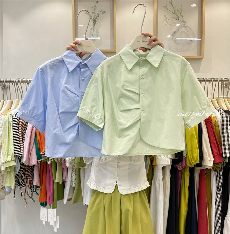 [Max original] stylish and versatile short shirt 98190# HBx