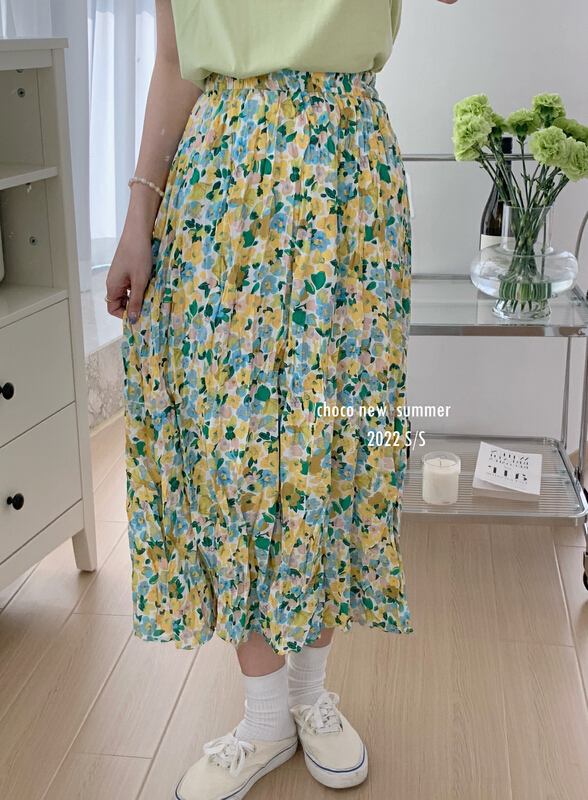 [choco] Korean floral versatile skirt 8271# HBx
