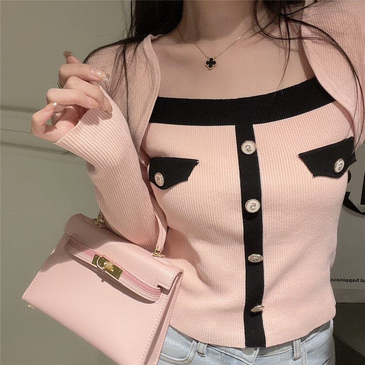 New year in early spring! [koumiya] pure desire for style, color contrast, slim and small shirt 063# PCZ