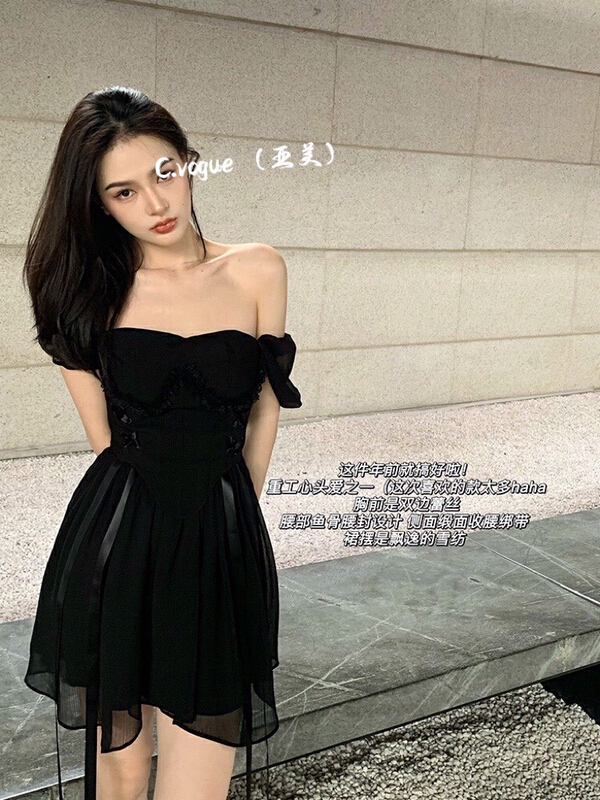 New in early summer! [c.vogue] lace stitched bow dress 29760# PCZ