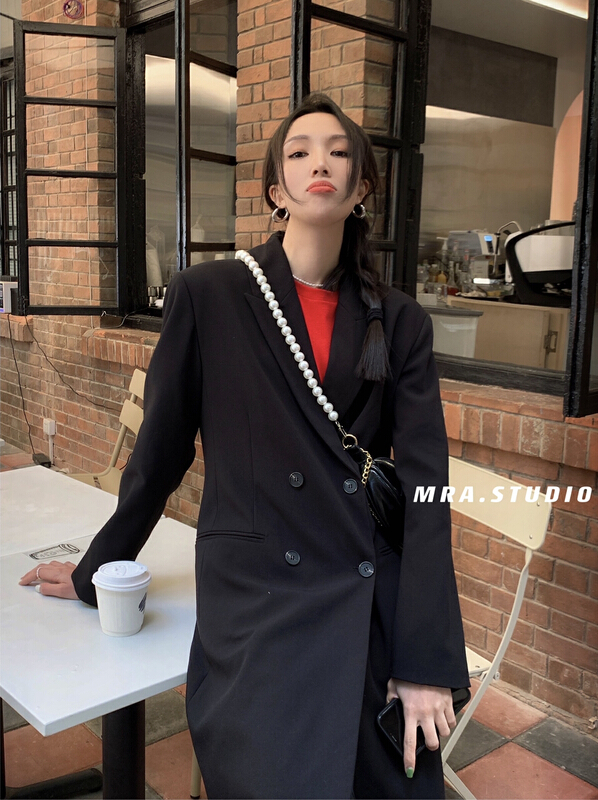 goods in stock! On the front gear! [MRA] simple big brand versatile medium length coat j2123# zxl