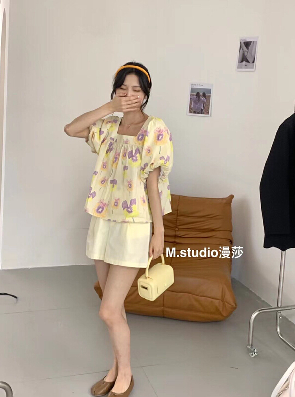 [MSTUDIO MANSA] square neck design and versatile blouse (only selling blouses) 799# ll