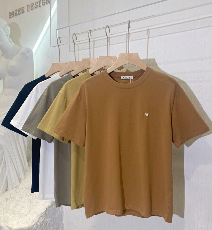 New in early summer! [Ruizhi] simple, fashionable and versatile short sleeve T-shirt t826# ZZL