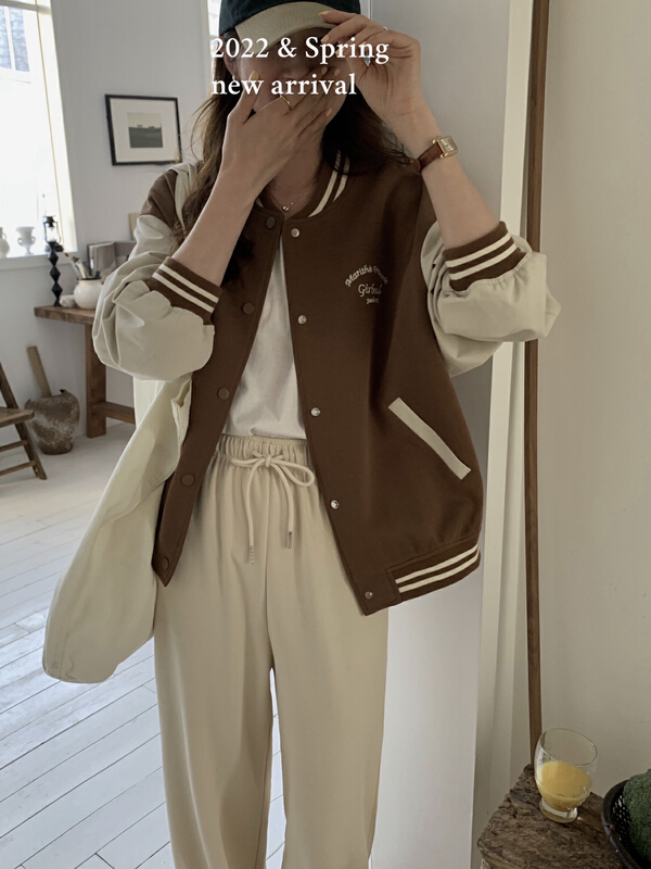 New year in early spring! [T.G] Korean versatile Baseball Jacket letter jacket 17081# cqw
