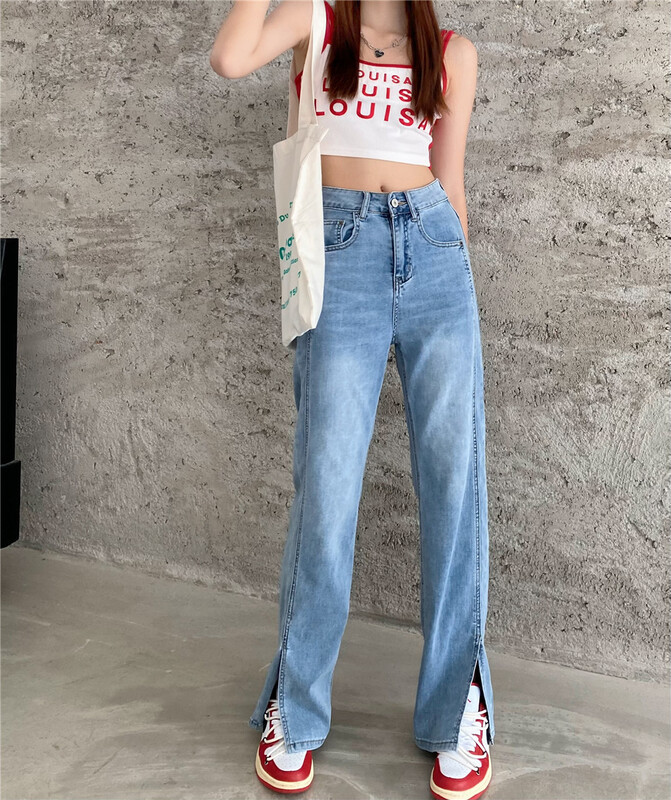[dopr] Korean style straight cut jeans 8620# PCZ