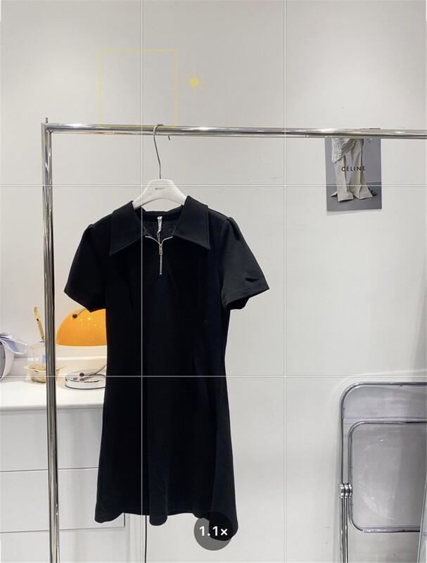 [seven 7] Korean solid color Pleated Dress ys1-112# WTT