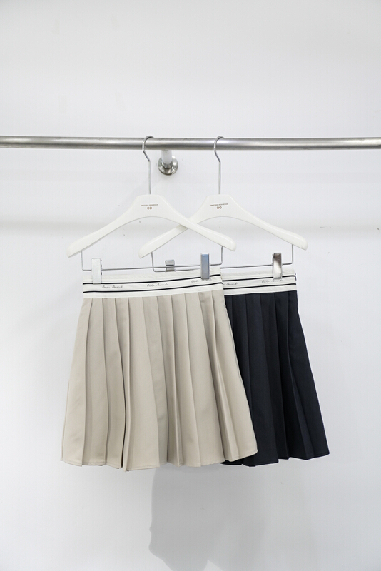 goods in stock! New year in early spring! [C oni] slim high waist letter pleated skirt ol222d4350# zxl