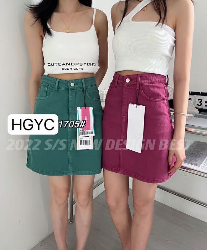 [hgyc fairy tale princess] Korean high waist halo dye gradient short skirt 1705\jj