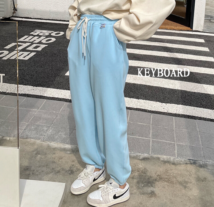 New year in early spring! [keyboard] Korean label drawstring versatile casual pants b-9979# LSL