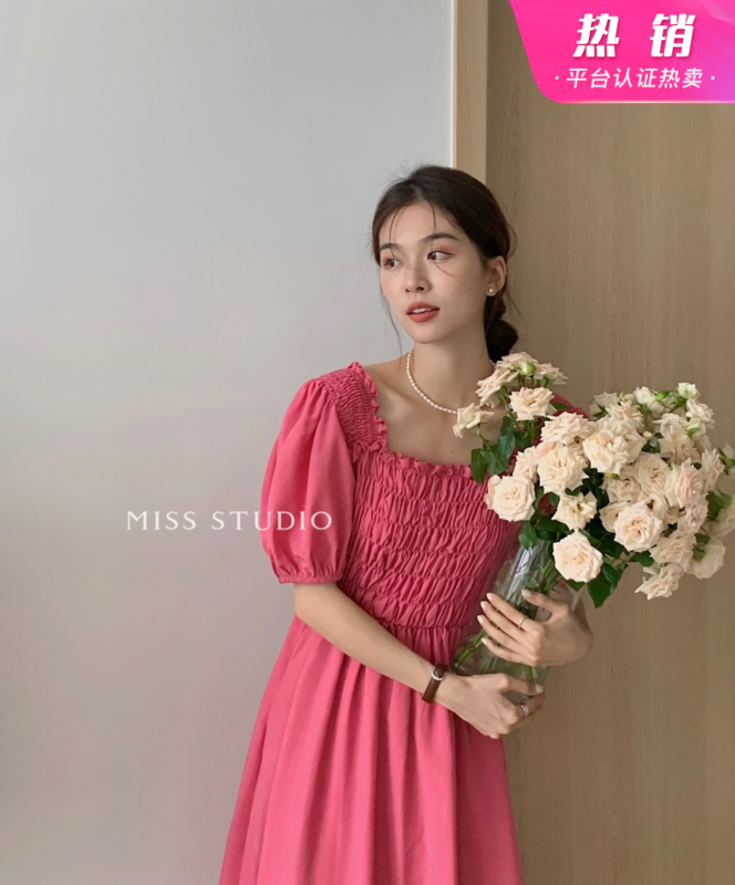 [miss miss miss home] Fang Ling's gentle and sweet dress l6635# zjy