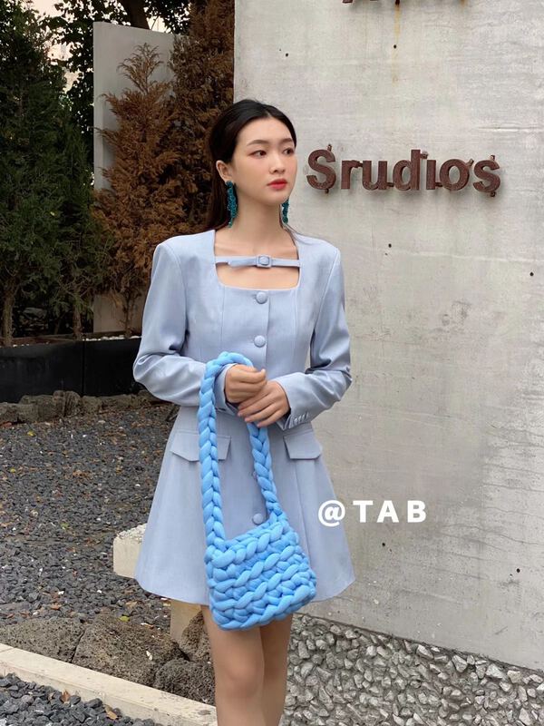 New year in early spring! [tabmini] temperament versatile slim dress c19085-g# jhy