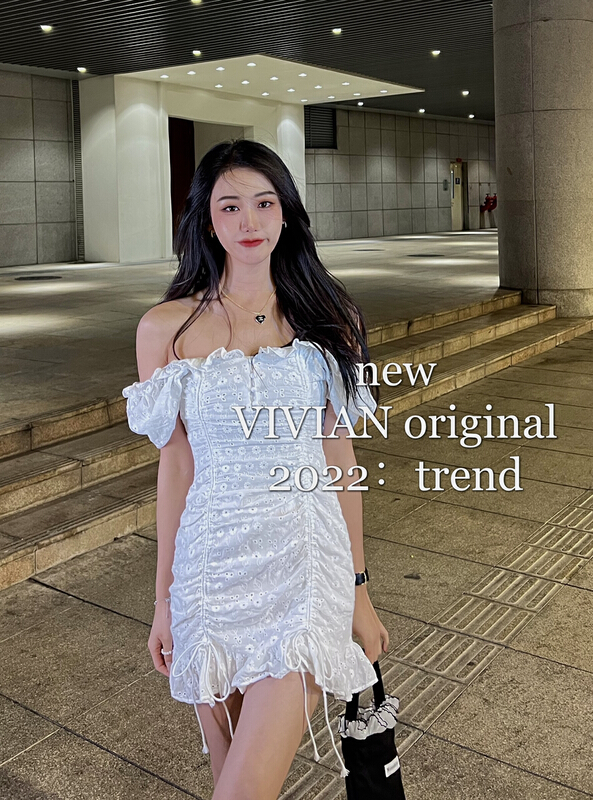 goods in stock! New in early summer! [Vivian] elegant temperament one shoulder normal two wear design sense minority dress 90131# zxx