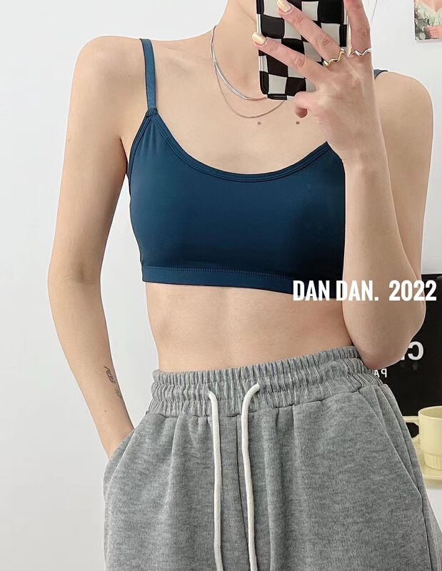 [Yaya] recommend simple and versatile fixed cup U-shaped back underwear 9816# WY