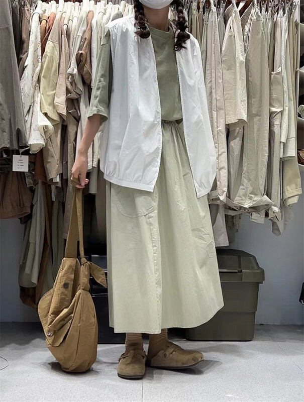 [several cloth see chuan] single-breasted comfortable Korean waistcoat 822197# L