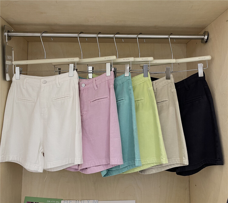 New in early summer! [end of July] Korean version of high waist and thin denim shorts 9866# HBx