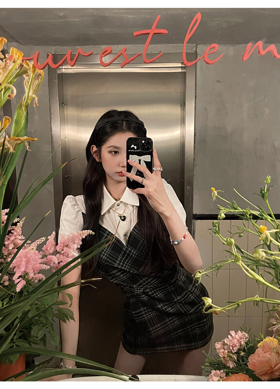 [RM. HH] shirt stitching, niche design, academic dress 362# ozq