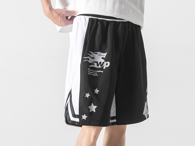 [Tess] American fashion printed casual shorts stwk079# ZZL