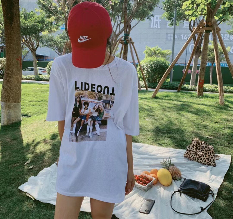 New in early summer! [one seven] crew neck fashion print short sleeve T-shirt t6396# LSL