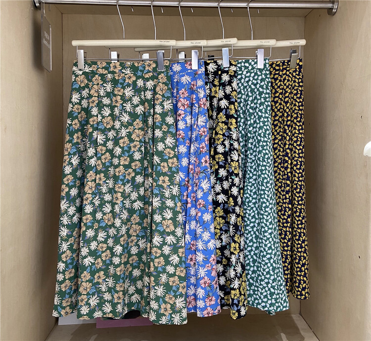 [end of July] Korean vintage floral skirt 666# HBx