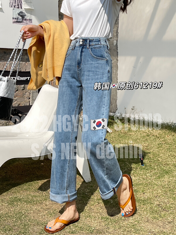 New year in early spring! [thgz fairy tale princess] designer elastic double jeans 61219# JJ