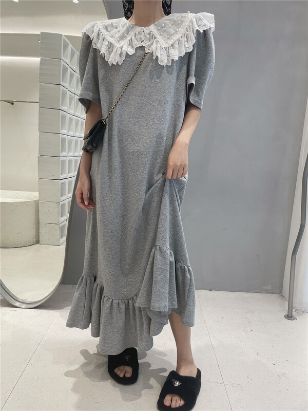 New in early summer! [rich rich] Korean aging fashion dress 77792# zyh