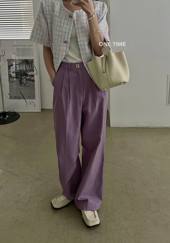 Original price 106.03! [one time] casual and versatile straight pants 29203# CLS